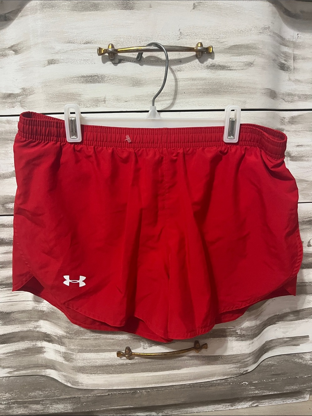 Under Armour Women's Red Athletic Running Shorts